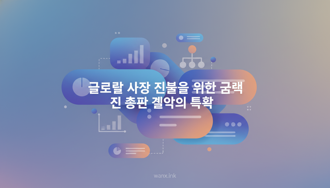 wanx.ink - 글로벌 시장 진출을 위한 국제 총판 계약의 특징 관련 안내 이미지