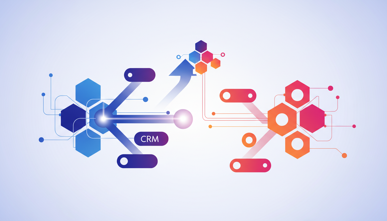 wanx.ink - 본사 통합 CRM 사용 파트너와 개별 CRM 사용 파트너의 고객 관리 효율 관련 안내 이미지