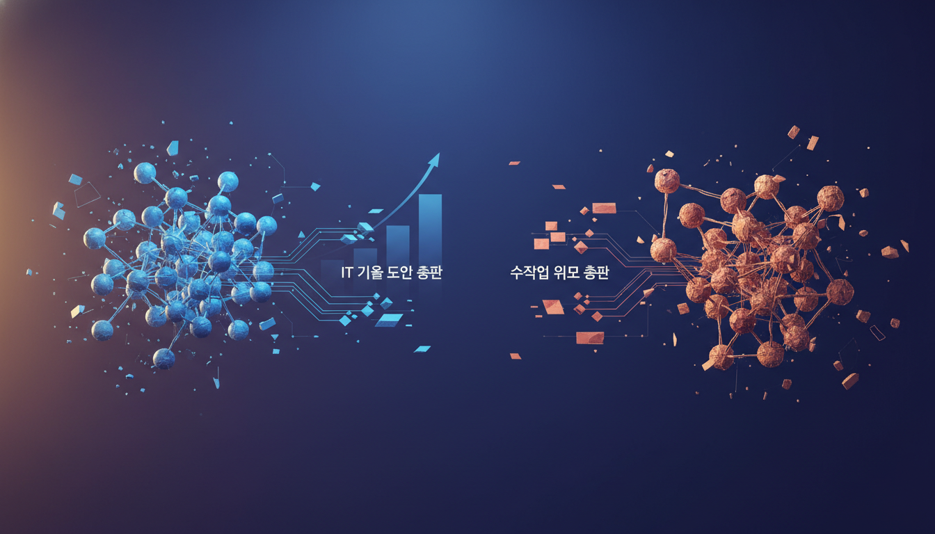 wanx.ink - IT 기술 도입 총판과 수작업 위주 총판의 업무 생산성 비교 관련 안내 이미지